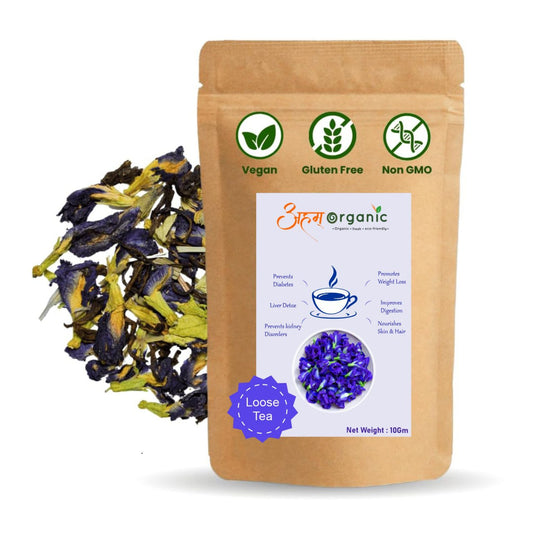 Blu pea flower tea